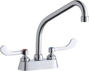 Elkay LK406HA08T4 4" Centerset Deck Mount Faucet