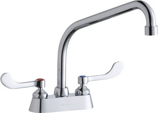 Elkay LK406HA10T4 4" Centerset Deck Mount Faucet