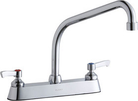Elkay LK810HA10L2 8" Centerset Deck Mount Faucet
