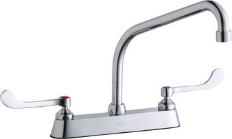 Elkay LK810HA10T6 8" Centerset Deck Mount Faucet