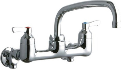 Elkay LK940AT10L2S 8" Centerset Wall Faucet