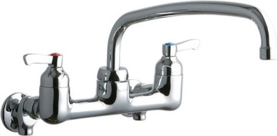 Elkay LK940AT12L2S 8" Centerset Wall Faucet