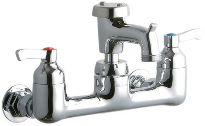 Elkay LK940BP03L2H 8" Centerset Wall Faucet