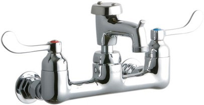 Elkay LK940BP03T4H 8" Centerset Wall Faucet