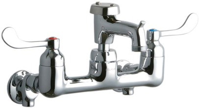 Elkay LK940BP03T4S 8" Centerset Wall Faucet
