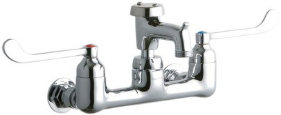 Elkay LK940BP03T6H 8" Centerset Wall Faucet