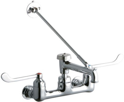 Elkay LK940BP07T6H 8" Centerset Wall Faucet