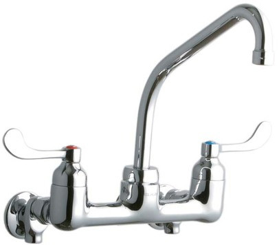 Elkay LK940HA08T4S 8" Centerset Wall Faucet