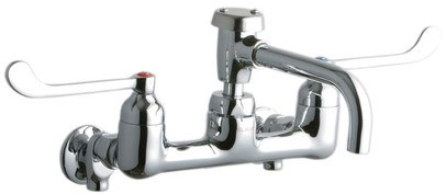 Elkay LK940VS07T6S 8" Centerset Wall Faucet