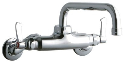 Elkay LK945TS08L2T Wall Mount Faucet, 3"-8" Adjustable  Centers