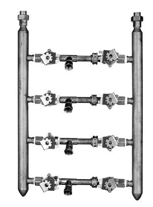 Sloan MCR-104-A 4-Line ASM Mixing Manifold