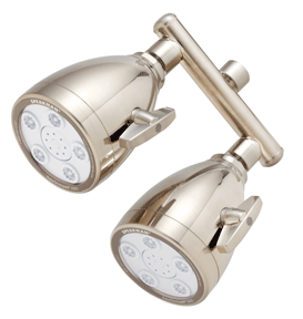 Speakman S-2222-BN 5-Jet Anystream 2000 Dual Showerhead - Brushed Nickel (Discontinued)