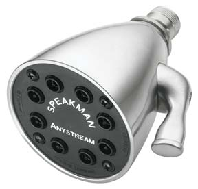 Speakman S-2251-SC 8-Jet Anystream Showerhead - Brushed Chrome (Discontinued)