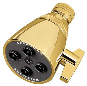 Speakman S-2253-AF-BB-BP 4-Jet Anystream Showerhead - Bright Brass (Discontinued)