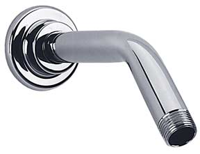 Speakman S-2503 7" Arm & Flange w/Set Screw, 1/2" Inlet & Outlet - Polished Chrome