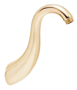 Speakman S-2530-PB 7" S Cast Brass Arm for Downpour Showers - Polished Brass