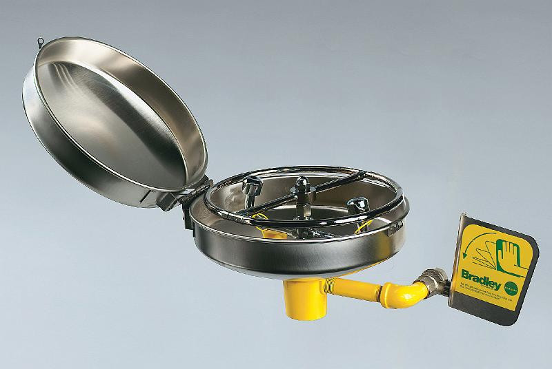 Bradley S19-220DCR Eye/Face Wash (with Wall Bracket and Hinged Dust Cover)