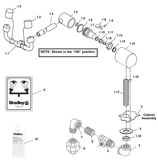 Bradley S19-270HC Parts Breakdown