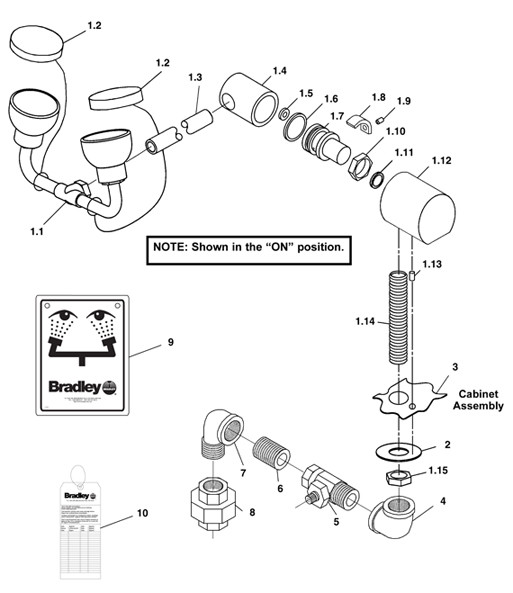 Bradley S19-270JC Parts Breakdown