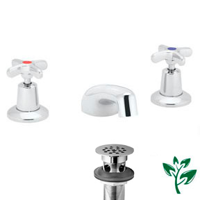 Speakman SC-3041 Polished Chrome Plated Widespread Faucet