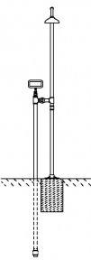 Speakman SE-260 Frostproof Free Standing Drench Shower