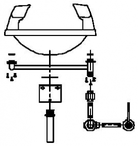 Speakman SE-403 Wall-Mounted Eye/Face Wash (Discontinued)