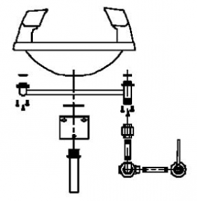 Speakman SE-404 Wall-Mounted Eye/Face Wash