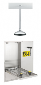 Speakman SE-575-DP-238 Swing Down-Activated Wall-Mounted Combination Drench Shower & Eyewash