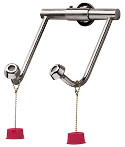Speakman SE-577-SD Swing Down-Activated Wall-Mounted Eyewash