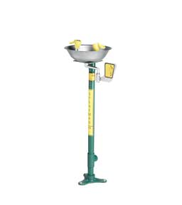 Speakman SE-584 Pedestal-Mounted Eyewash (with Round Stainless Steel Receptor)