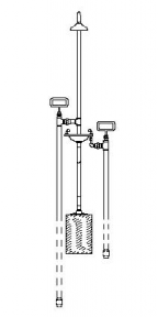 Speakman SE-619 Frostproof Combination Drench Shower & Eyewash (with Impeller Action Showerhead) (Discontinued)