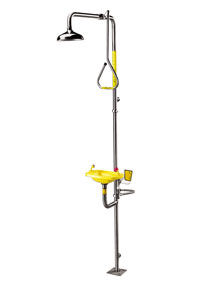 Speakman SE-624 Stay-Open Stainless Steel Combination Drench Shower & Eye/Face Wash
