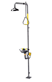 Speakman SE-625 Stay-Open Stainless Steel Combination Drench Shower & Eye/Face Wash
