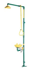 Speakman SE-695-ADA Barrier-Free Combination Drench Shower & Eye/Face Wash (with Plastic Receptor)