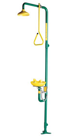 Speakman SE-695 Combination Drench Shower & Eye/Face Wash (with Plastic Receptor)