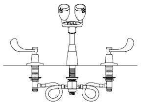 Speakman SEF-1800-TW Faucet-Mounted Eyewash