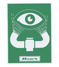 Haws SP175 Eyewash Sign