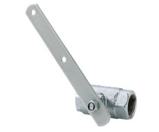 Haws SP260.158 Brass Stay-Open Drench Shower Ball Valve Assembly