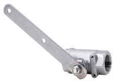 Haws SP265 Stainless Steel Stay-Open Drench Shower Ball Valve Assembly