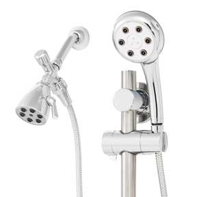 Speakman VS-122252 Combination Handheld & Fixed Showerhead w/Slide Bar (Discontinued)