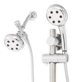 Speakman VS-122620 Combination Handheld & Fixed Showerhead w/Slide Bar -  Polished Chrome