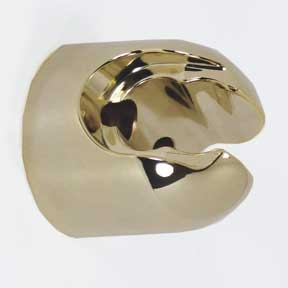 Speakman VS-126-PB Circular Wall Mounted Handheld Shower Holder - Polished Brass