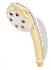 Speakman VS-82620-PB-H 6-Jet Anystream Handheld Showerhead w/ Handle Strap - Polished Brass (Discontinued)