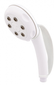 Speakman VS-82620-WHT-H 6-Jet Anystream Handheld Showerhead w/ Handle Strap - White (Discontinued)