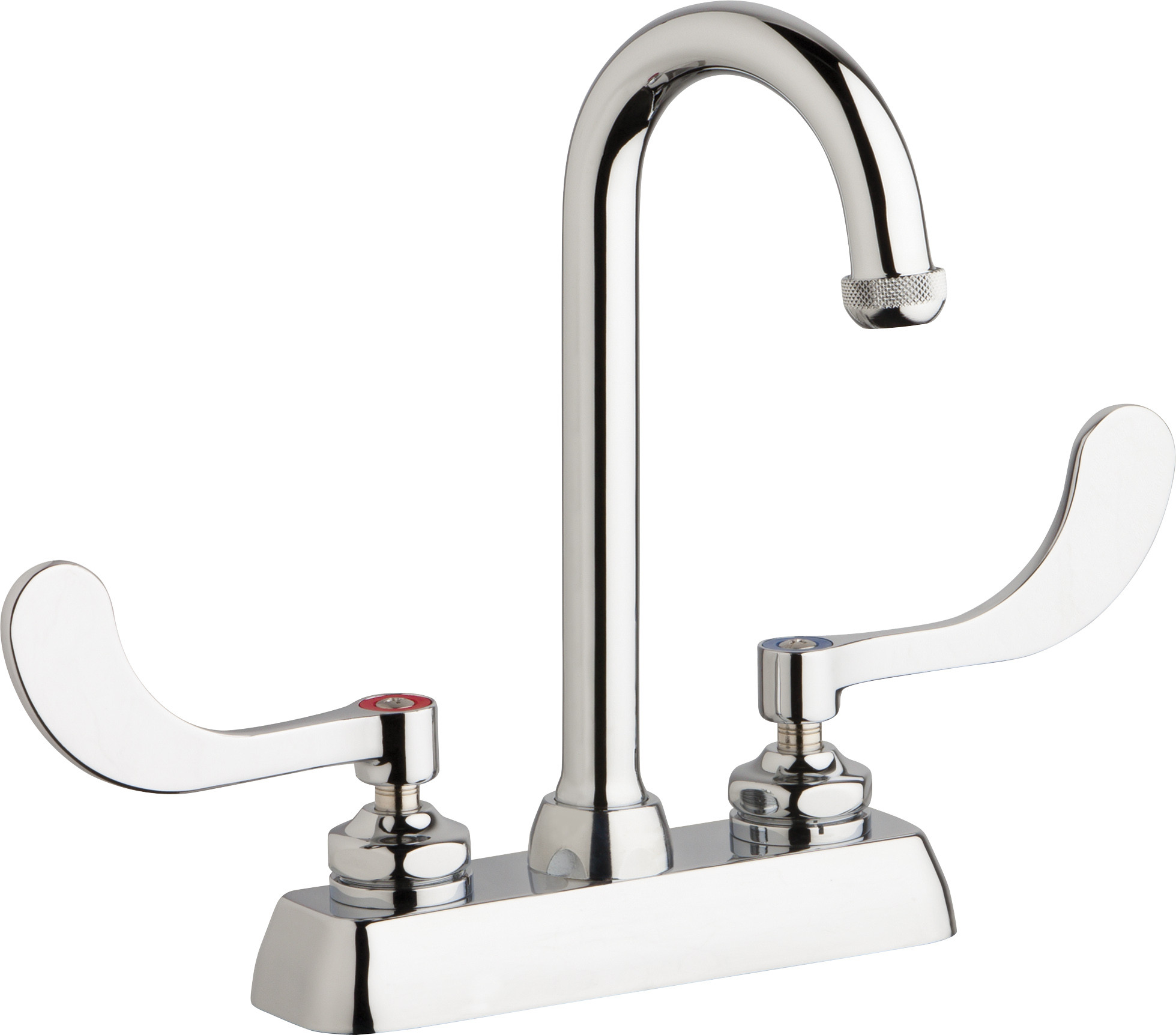 Chicago W4D-GN1AE1-317ABCP Hot and Cold Water Workboard Sink Faucet