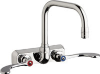 Chicago W4W-DB6AE35-317AB Hot and Cold Water Washboard Sink Faucet