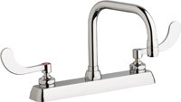 Chicago W8D-DB6AE35-317AB Hot and Cold Water Washboard Sink Faucet