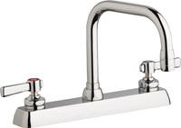 Chicago W8D-DB6AE35-369AB Hot and Cold Water Washboard Sink Faucet
