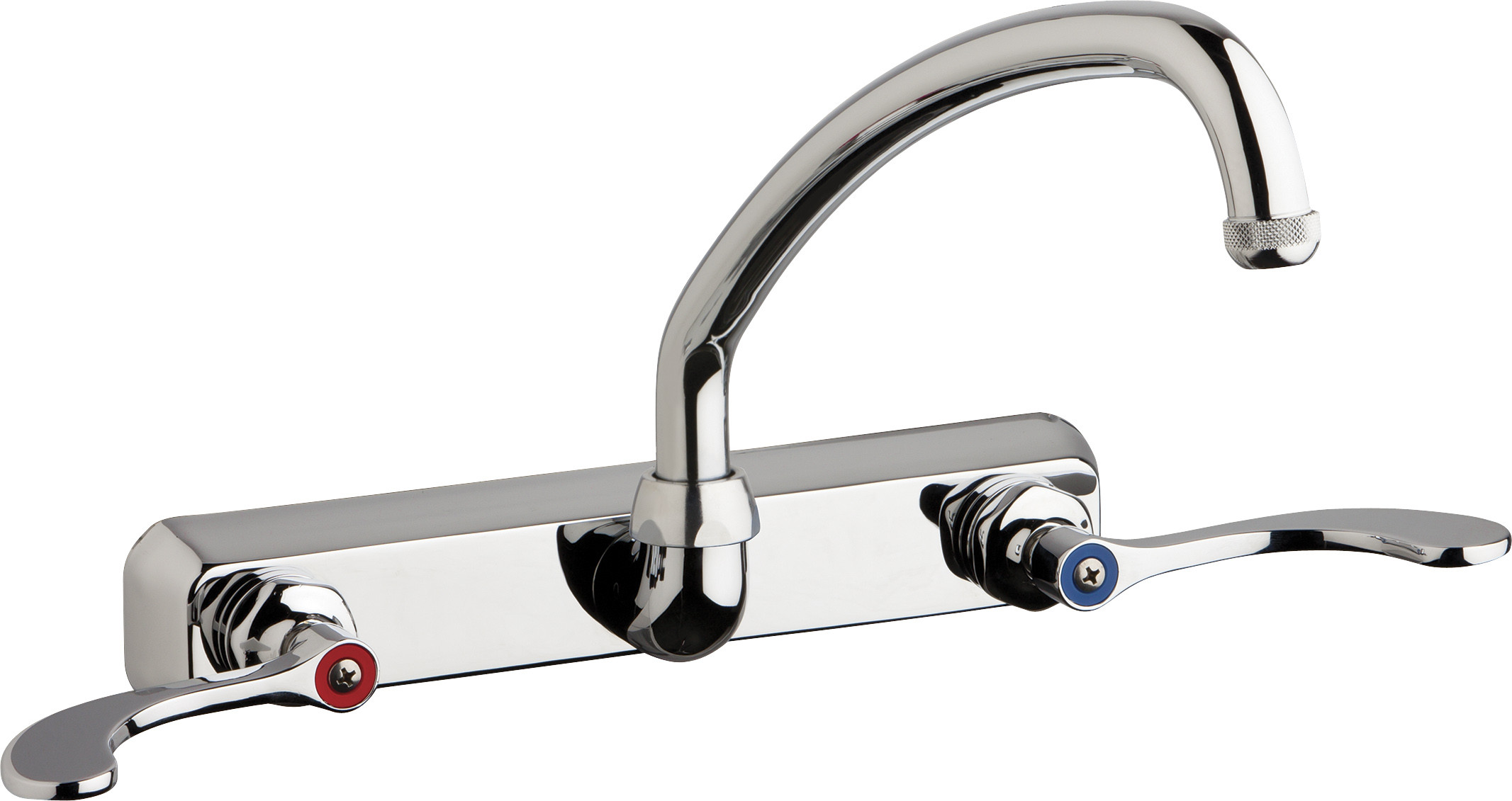 Chicago W8W-L9E1-317ABCP Hot and Cold Water Workboard Sink Faucet