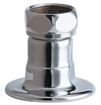 Chicago WJKABCP Straight 2" Inlet Supply Arm with Integral Flange  with 1/2" NPT Female Thread Inlet